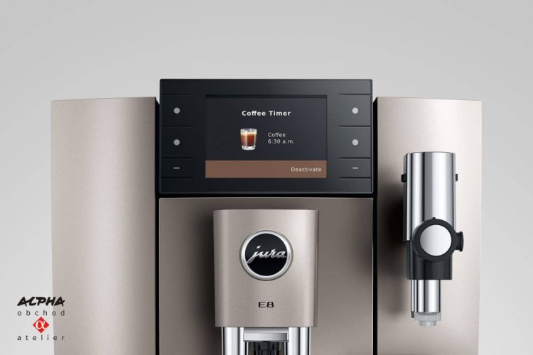 Espresso JURA E8 Midnight Silver