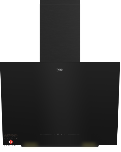 Odsavač šikmý BEKO BHCA 62442BBH 60cm/černý