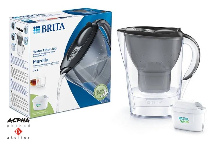 Konvice BRITA Marella Memo/grafit/2.4l