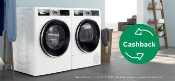 Cashback na pračku Bosch