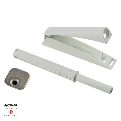 Push to Open Magnet silný/dlouhý zdvih/pouzdro/bíl