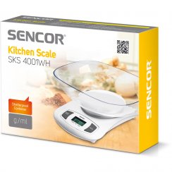 Kuchyňská váha Sencor SKS 4001WH 5kg