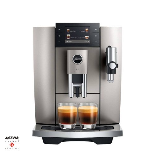 Espresso JURA E8 Midnight Silver