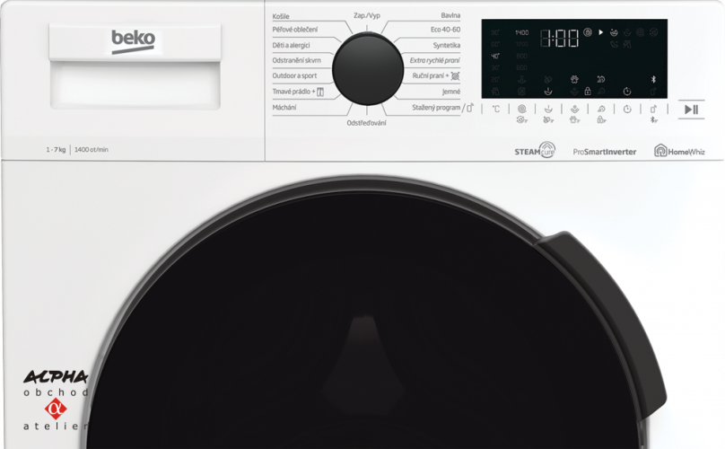 Pračka Beko XWUE 77265CSH3B 7kg/1400ot/A