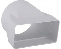 DOMUS systém 125 přechod ploché-kulaté rovný