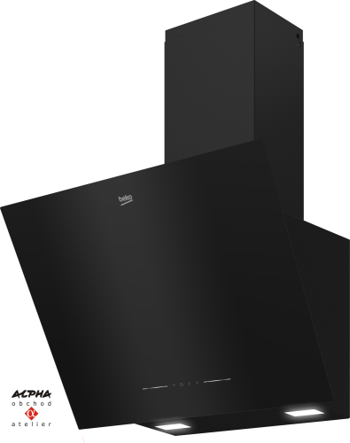 Odsavač šikmý BEKO BHCA 62442BBH 60cm/černý