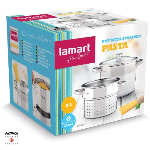 Hrnec Lamart 8l Pasta na těstoviny