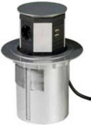 Zápustná zásuvka k vestavbě EPAIL 2BEK N/2USB/2NET