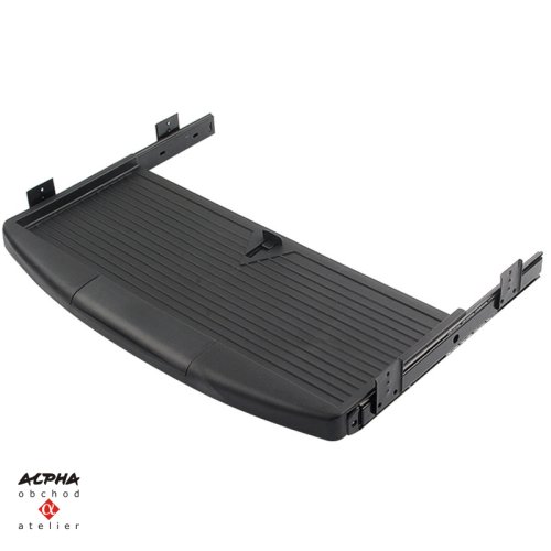Výsuv klávesnice 350mm s policí komplet/černý