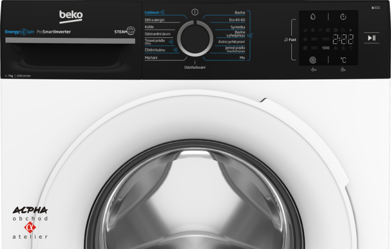 Pračka Beko BM3WFU3721WBW 7kg/1200ot.