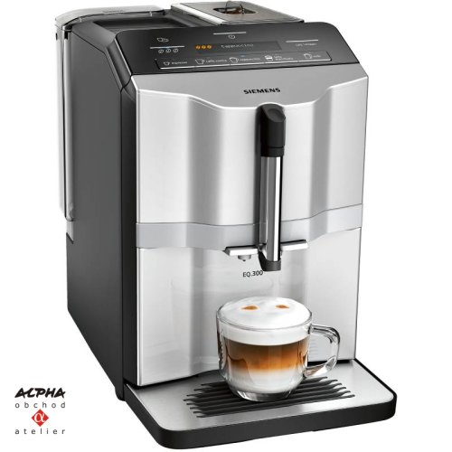 Espresso Siemens TI 353201 RW stříbrná