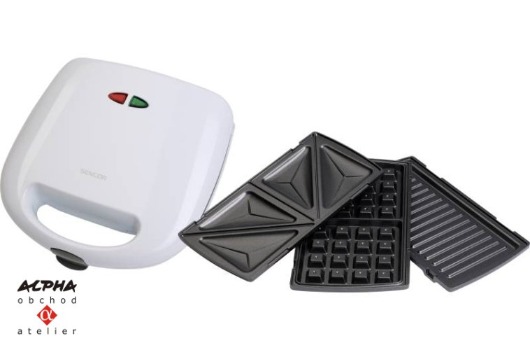 Sendvičovač Sencor SSM 9300 3v1