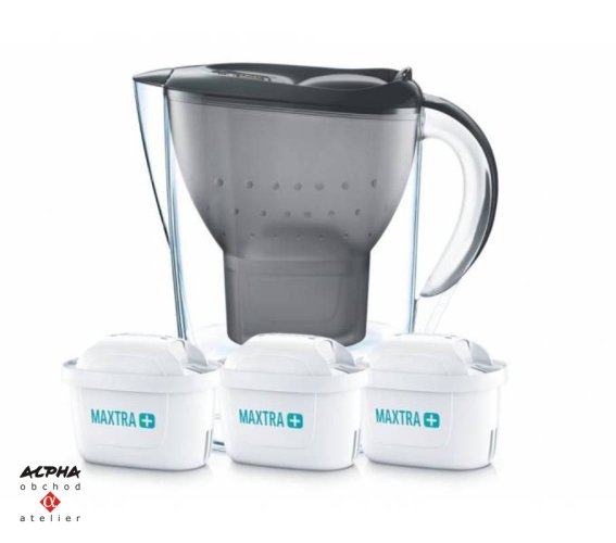 Konvice BRITA Marella/Memo/graphite/2.4/3xMX+