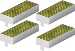 Pachový filtr CleanAir Bosch HEZ9VRCR1 (sada)