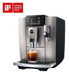 Espresso JURA E8 Midnight Silver