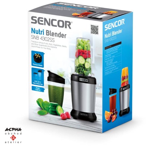 Nutri mixér Sencor SNB 4302SS nerez