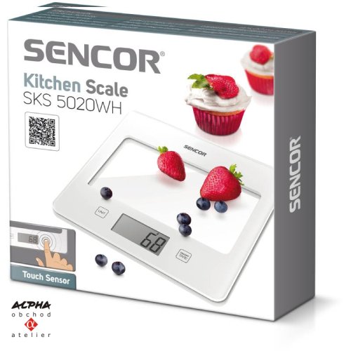 Kuchyňská váha Sencor SKS 5020WH bílá