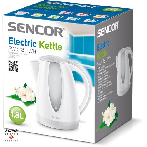 Rychlovarná konvice Sencor SWK 1810 WH bílá