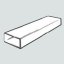 DOMUS systém 100 ploché potrubí 120x60mm (1m)