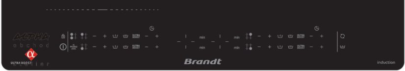 Indukční deska Brandt BPI 364HSB černá