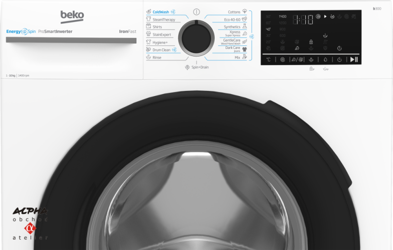 Pračka Beko BM3WFU 410415WB 10kg/1400ot.