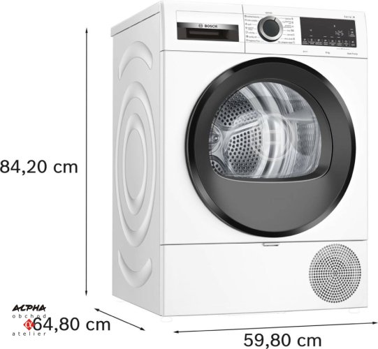 Sušička prádla Bosch WQG 233D4CS 8kg/A+++