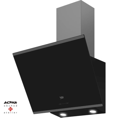 Komínový odsavač BEKO HCA 63640B 60cm/černý