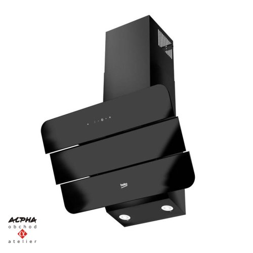 Komínový odsavač BEKO HCA 62541B 60cm/černý