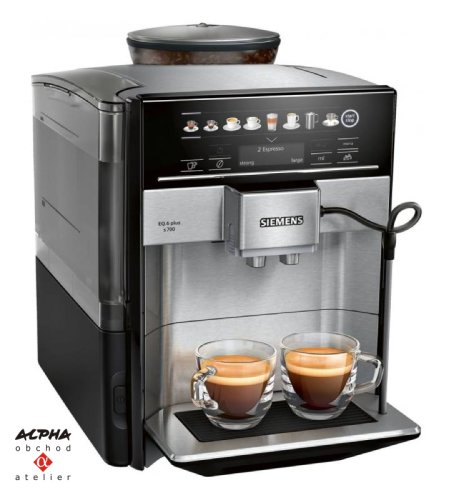 Espresso Siemens TE 657313 RW nerez