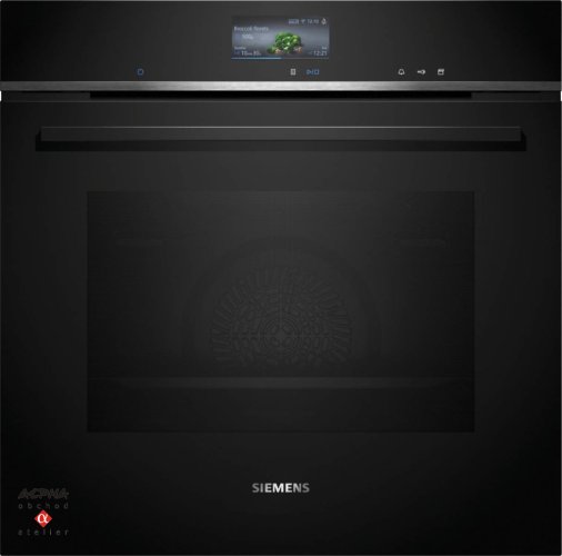 Kombinovaná parní trouba Siemens HS 736G1B1 černá
