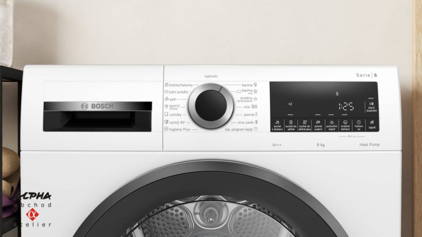 Sušička prádla Bosch WQG 233D4CS 8kg/A+++