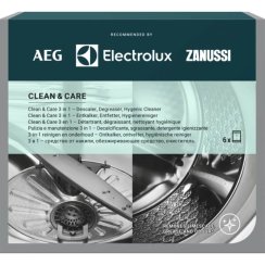 Čistící prášek Electrolux na pračky/myčky (6ks)