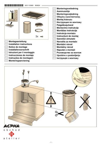 Montážní sada Bosch DSZ4545 k odsavači DFL