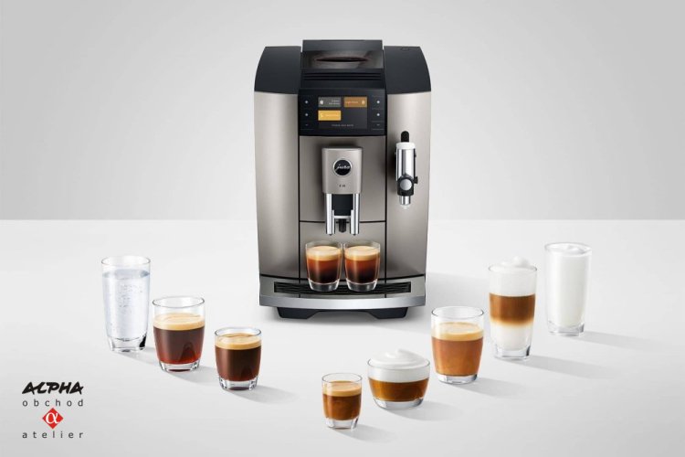 Espresso JURA E8 Midnight Silver