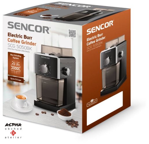 Kávomlýnek Sencor SCG 5050BK