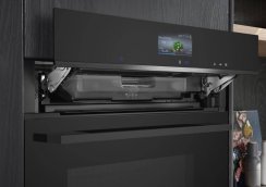 Kombinovaná parní trouba Siemens HS 736G1B1 černá