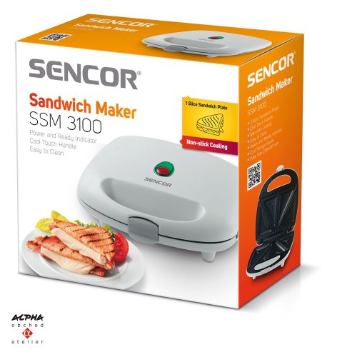 Sendvičovač Sencor SSM 3100 bílý