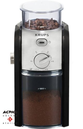 Kávomlýnek Krups GVX242 černý/ nerez