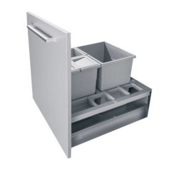 Koš odpadkový Hailo AS K500 1x18l/2x8l/340mm/šedý